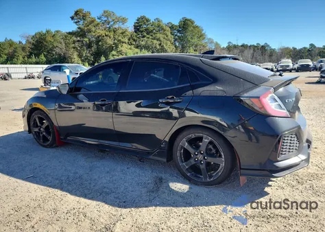 2017 Honda Civic Sport Touring z USA, uszkodzony, nr VIN SHHFK7H92HU215455